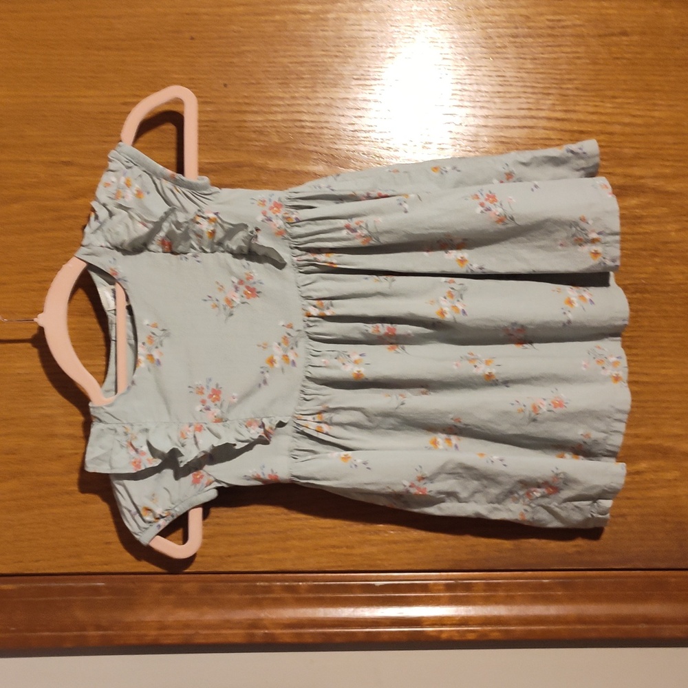 OshKosh B'gosh Green Ruffled Sundress With Lining 2T